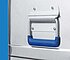 Ergonomic, self-folding safety handles