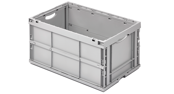 Alutec Auflagedeckel für Kunststoffbehälter grau 600x400 