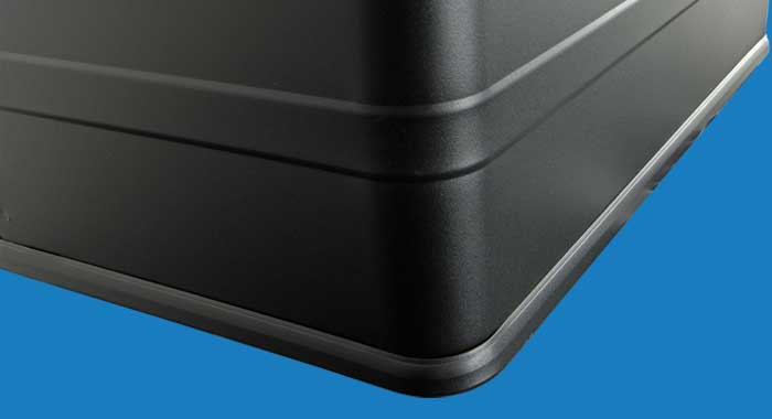 Reinforced by aluminum profiles Classci Black