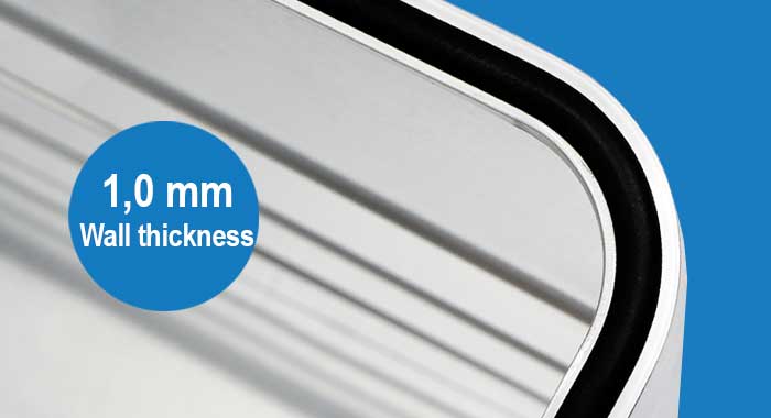 Extra stable, corrosion, weathering and temperature resistant