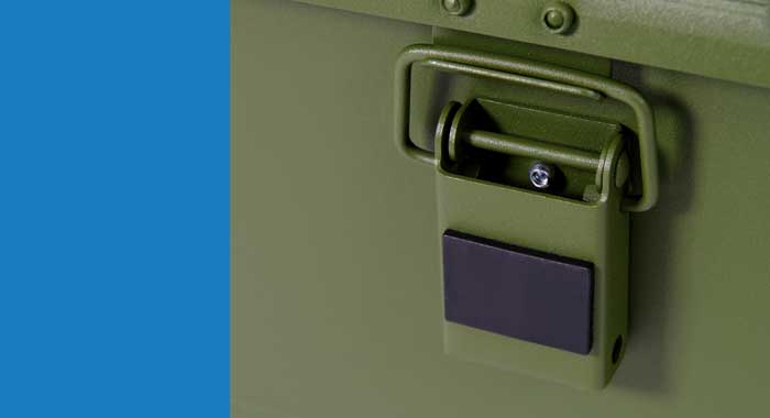 Lever tension locks green