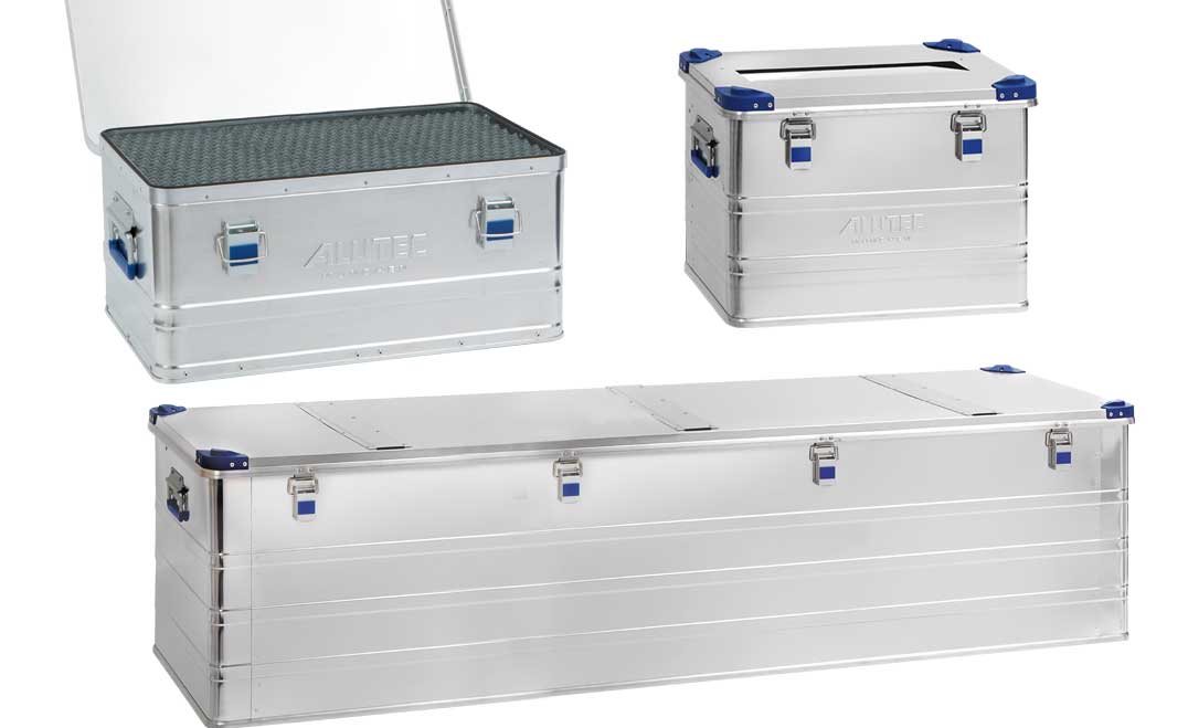 Special boxes made of aluminum sheet