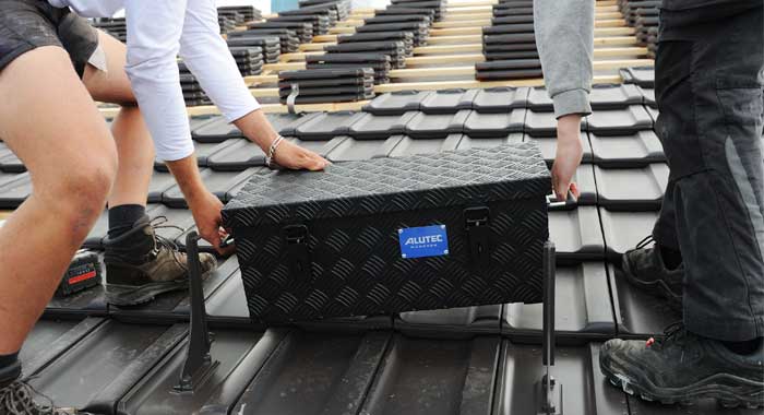 Extreme Black Box on a roof