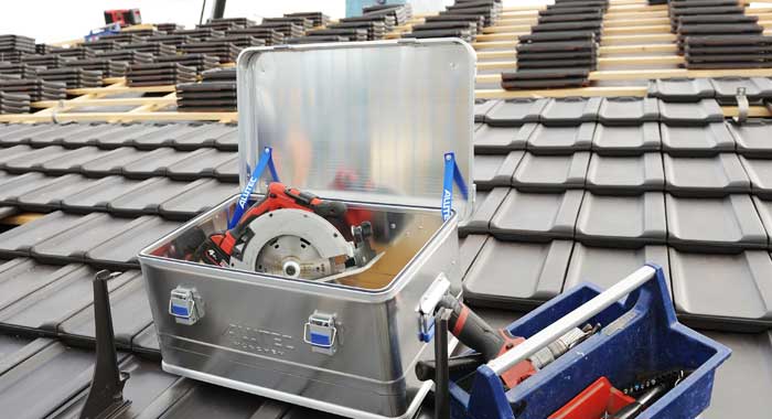 Industry Boxes on a roof