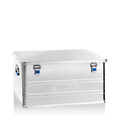 ALUTEC Alubox COMFORT-Serie – robust, wetterfest und korrosionsbeständig, 0,8 mm Wandstärke und 1,5 mm Deckelstärke, Volumen: 6 L bis 157 L.