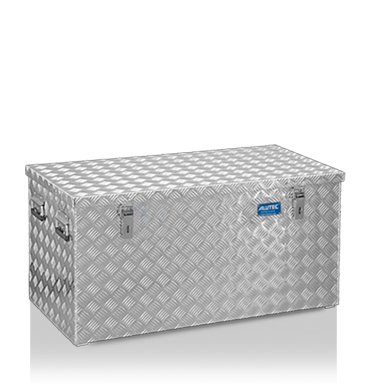 ALUTEC Alubox EXTREME-Serie, hochwertige, extra starke Alu-Riffelblechbox, wetterfest, 3 mm Wandstärke, rundum verschweißt, Volumen: 37 L bis 883 L.